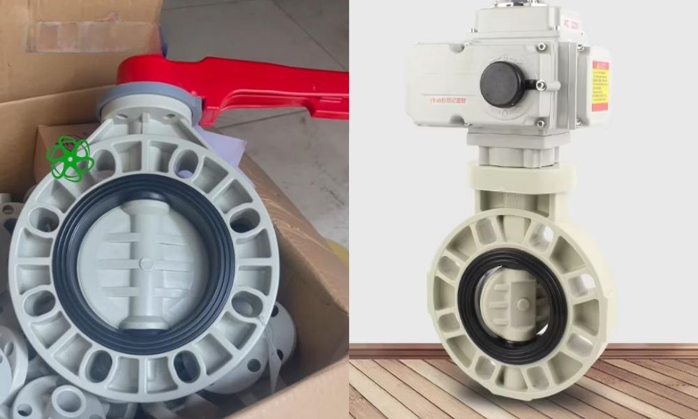 van bướm nhựa pph tai bích