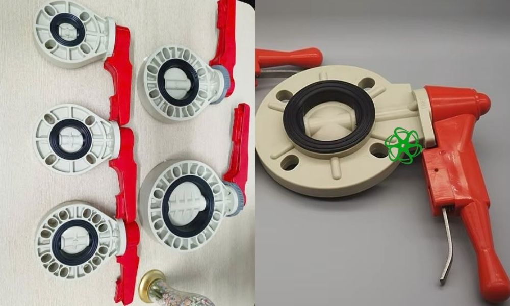 van bướm nhựa pph tai bích