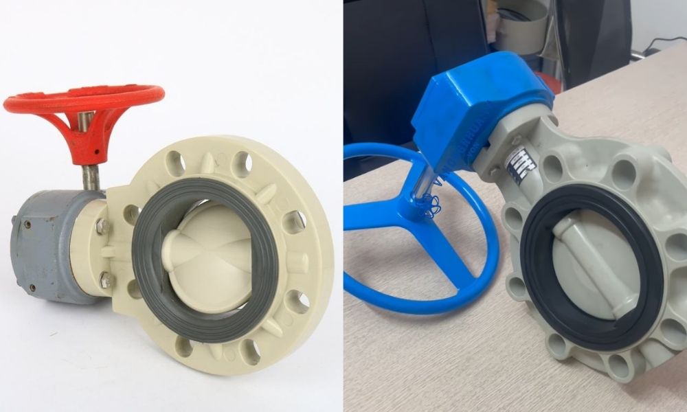 van pph bướm tay quay