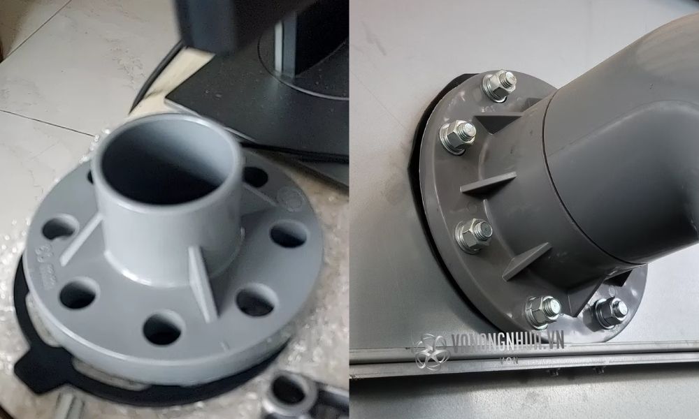 áp suất mặt bích nhựa pvc