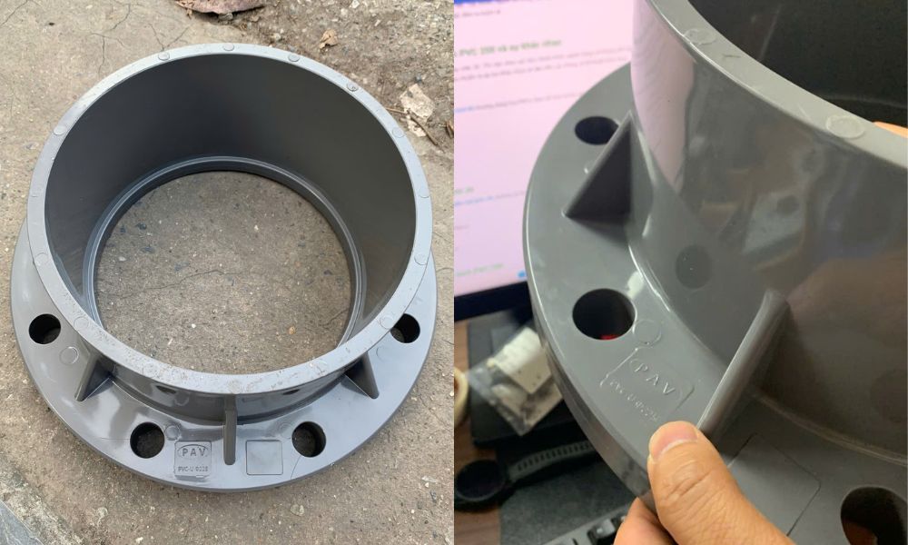 giới thiệu về mặt bích pvc 225