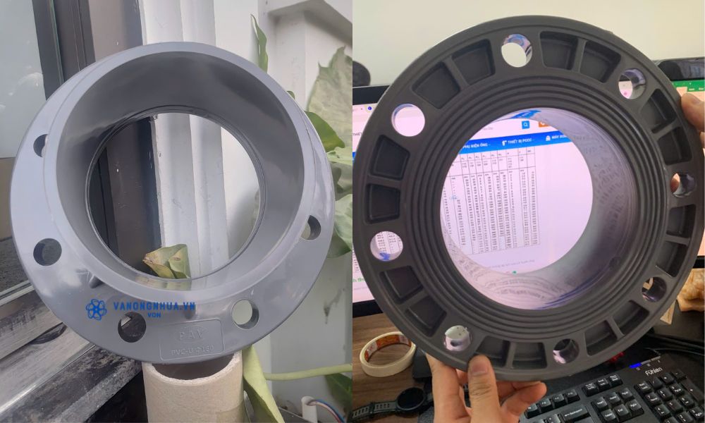 kết nối mặt bích pvc 160