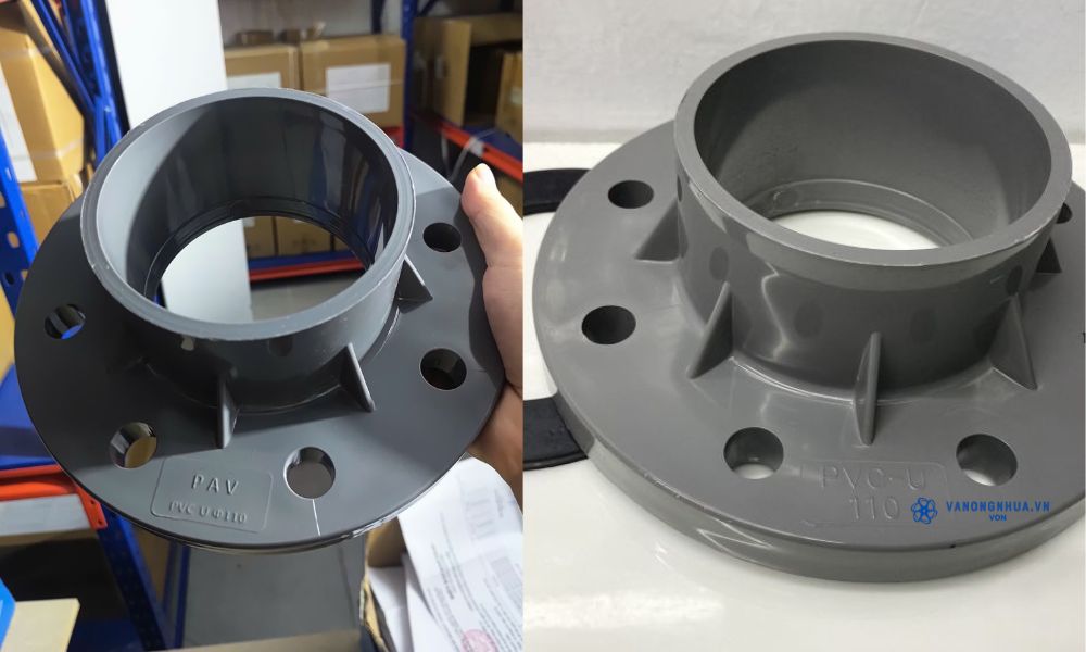 mặt bích pvc 110 liền