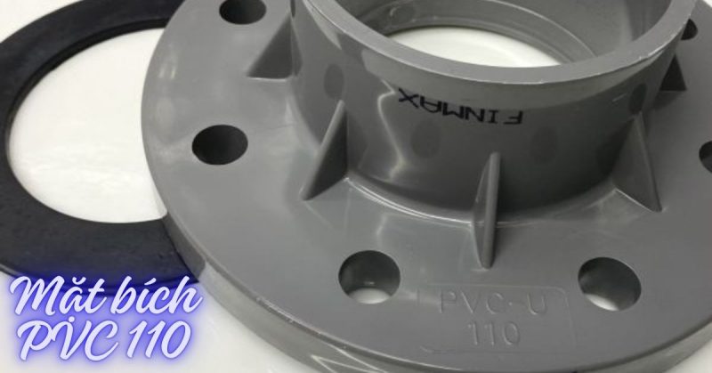 mặt bích pvc 110