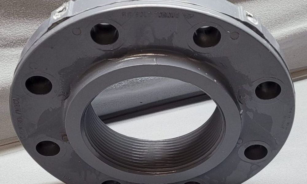 mặt bích pvc 114 nối ren