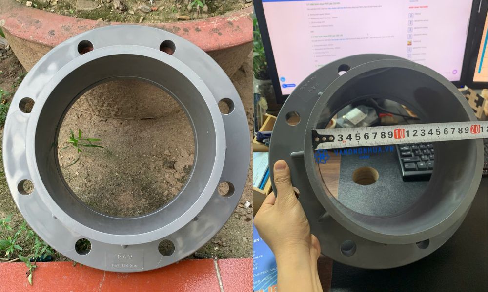 mặt bích pvc 200 là gì