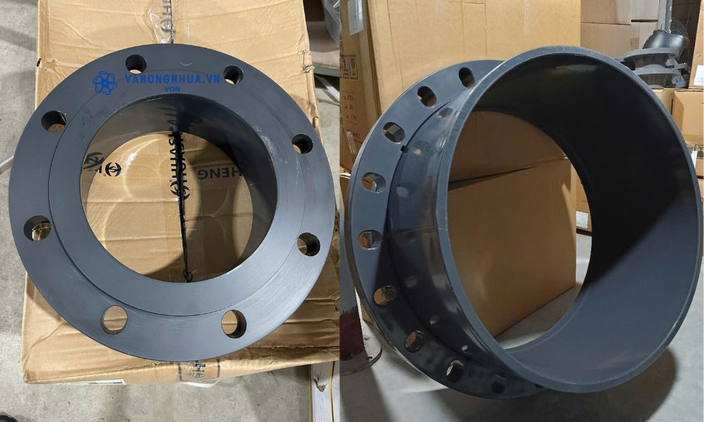 mặt bích pvc 225 rời