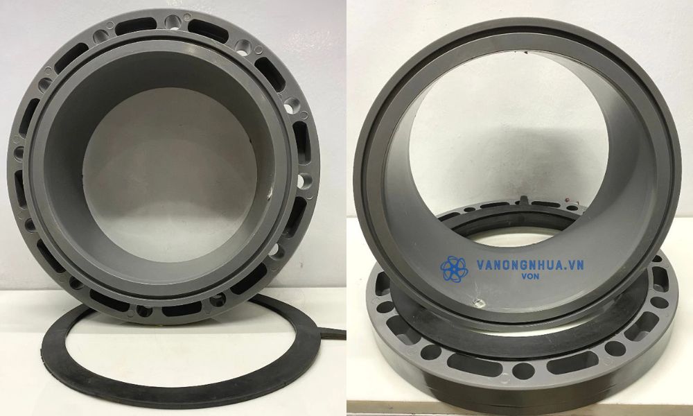 mặt bích pvc 280 rời