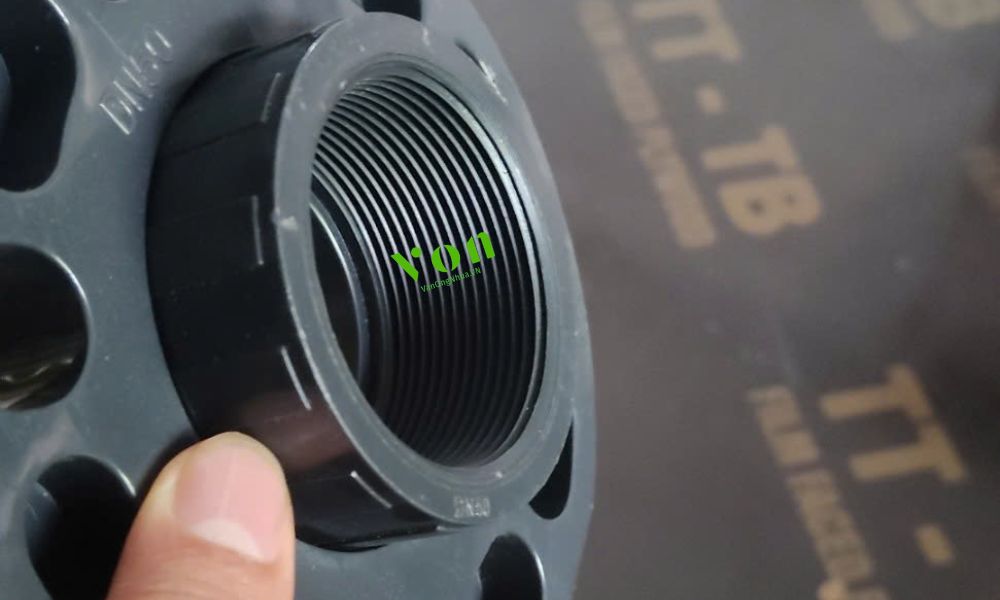 mặt bích pvc 60 nối ren