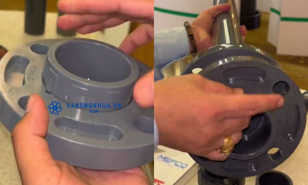 mặt bích pvc 75 76 loại rời