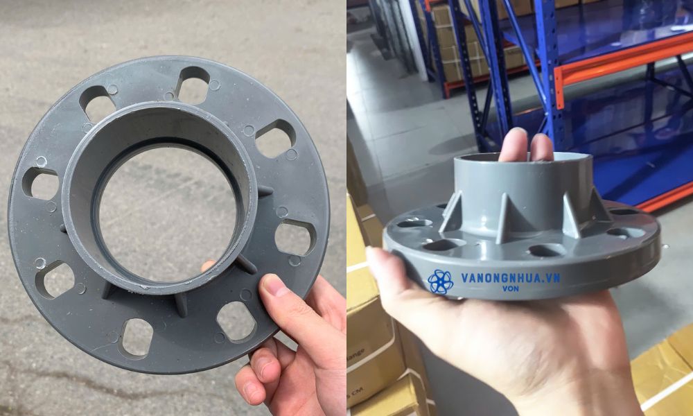 mặt bích pvc 90 loại liền