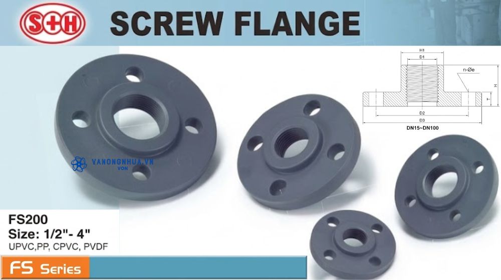 mặt bích shieyu fs series