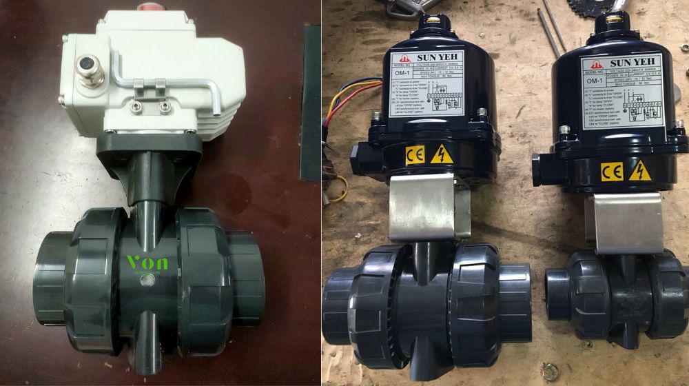 nguồn điện và kiểu kết nối van điện sheiyu cj series