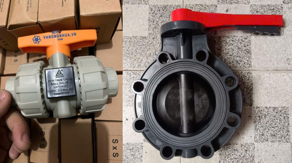 nhãn hiệu van nhựa sanking