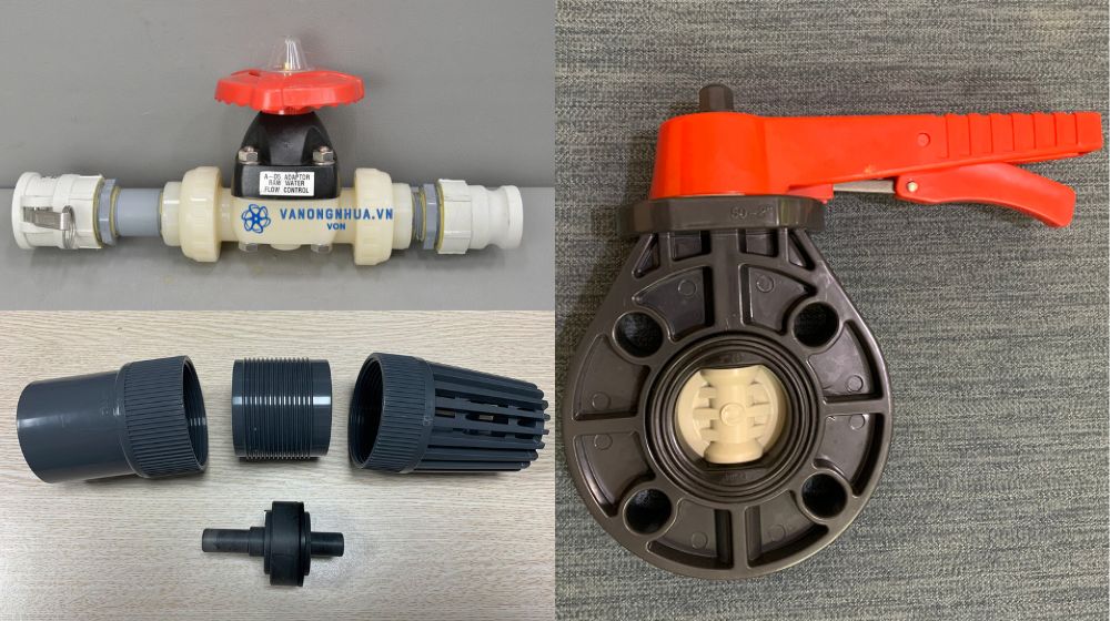 nhãn hiệu van nhựa theo chủng loại