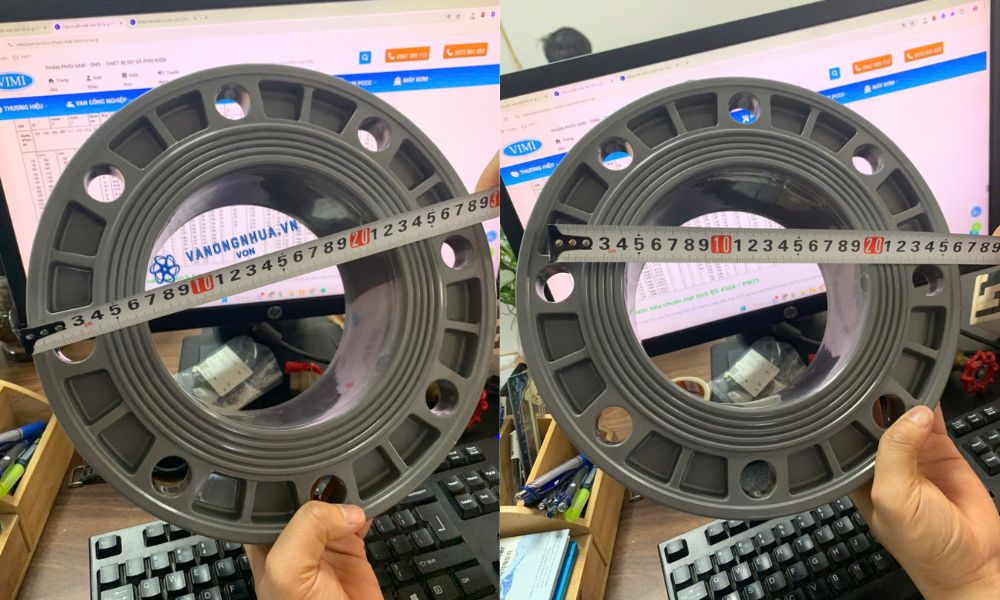 tiêu chuẩn mặt bích pvc 160