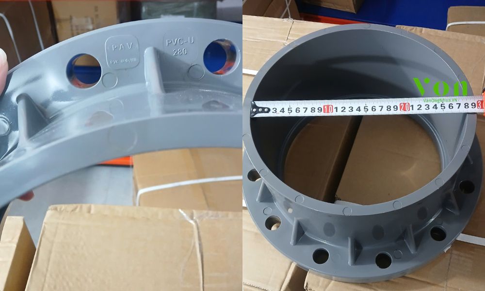 tổng quan về mặt bích pvc 280