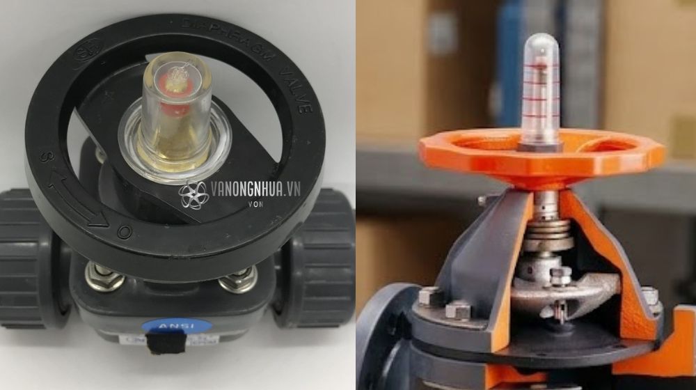 trục và tay quay của van màng shieyu