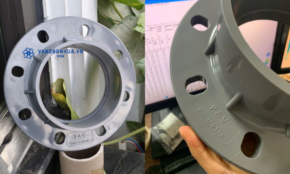 ứng dụng của mặt bích pvc 140