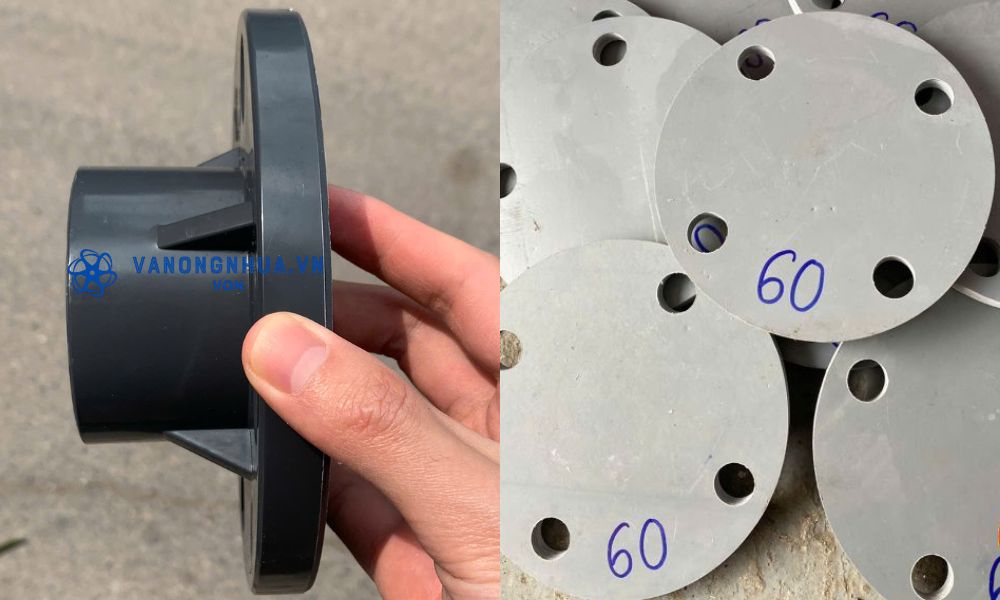 ứng dụng của mặt bích pvc 60
