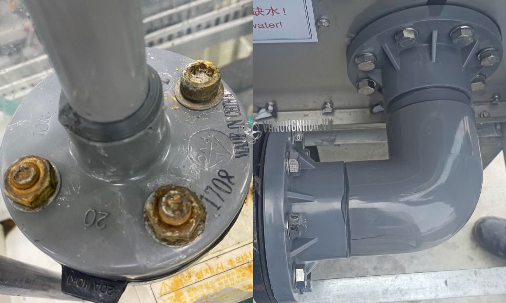 ứng dụng mặt bích nhựa pvc