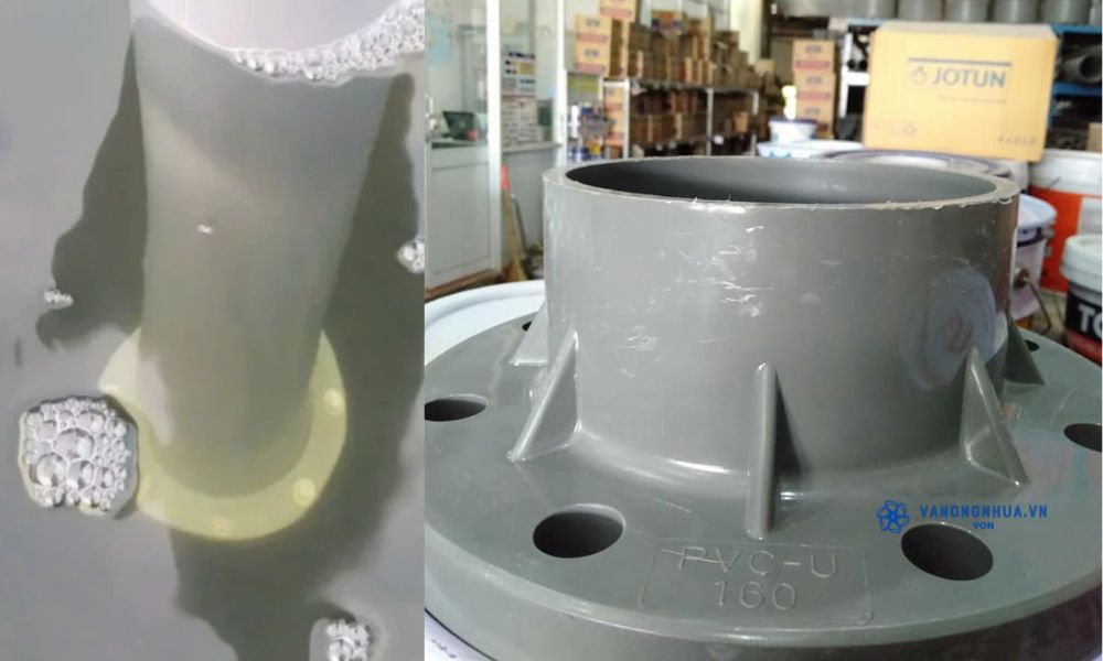 ứng dụng mặt bích mặt bích pvc 160