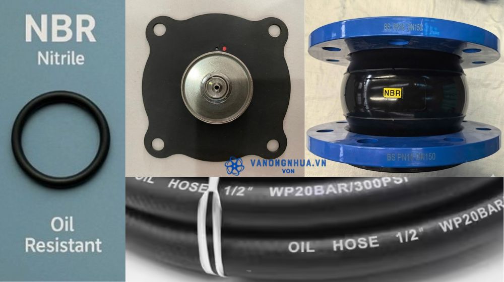 vai trò của nbr là gì trong ngành van và ống