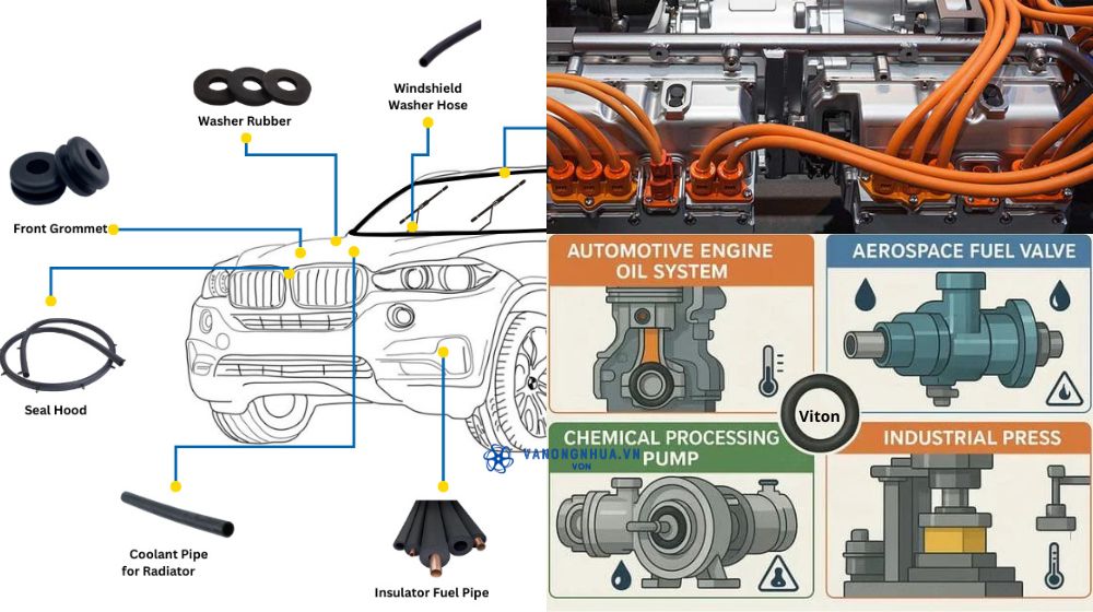 viton trong ngành ô tô