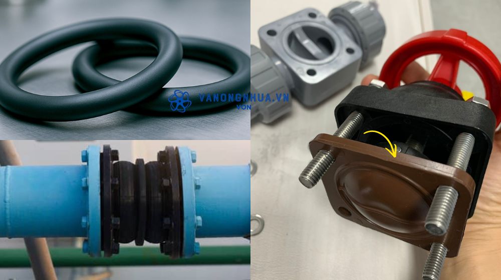 viton trong ngành van ống công nghiệp