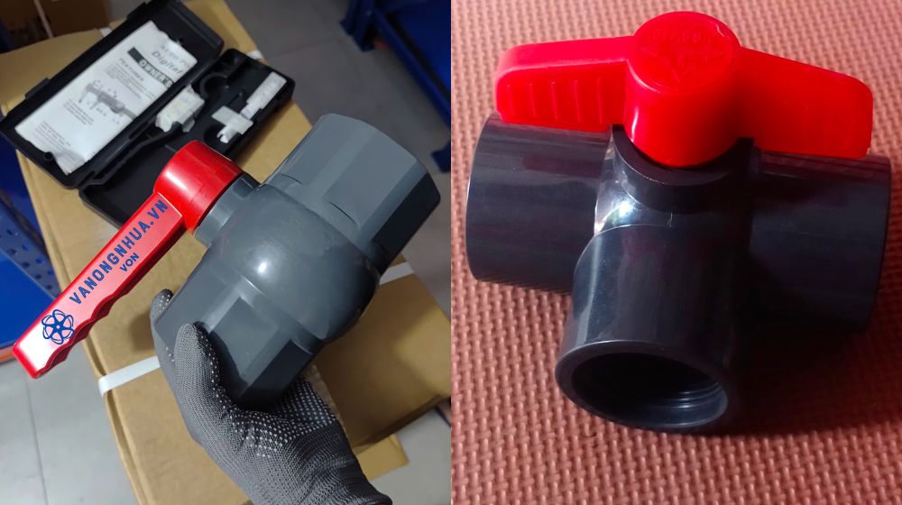 chủng loại van bi pvc