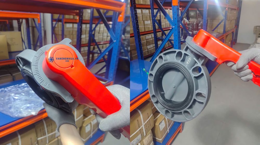 đại lý van bướm pvc dn125