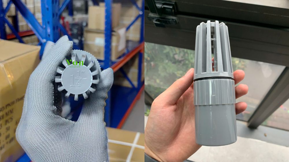 giá rọ bơm pvc dán keo 42