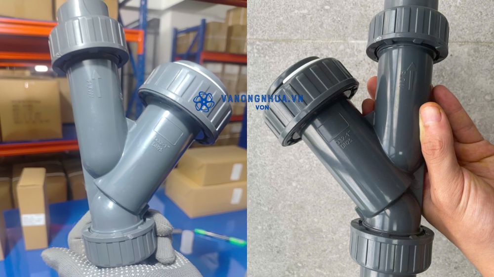 giá y lọc nhựa pvc dn25