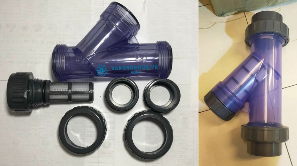 giá y lọc nhựa pvc dn50