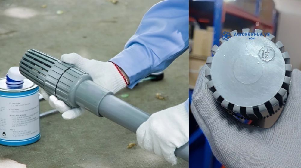 keo dán phù hợp với rọ bơm pvc dán keo 48