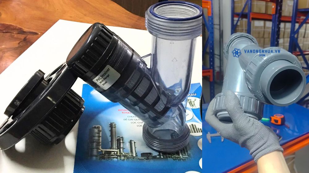 kết nối của y lọc nhựa pvc dn40