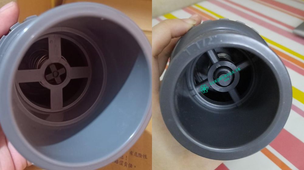 khi nào dùng rọ bơm lò xo pvc dán keo 48