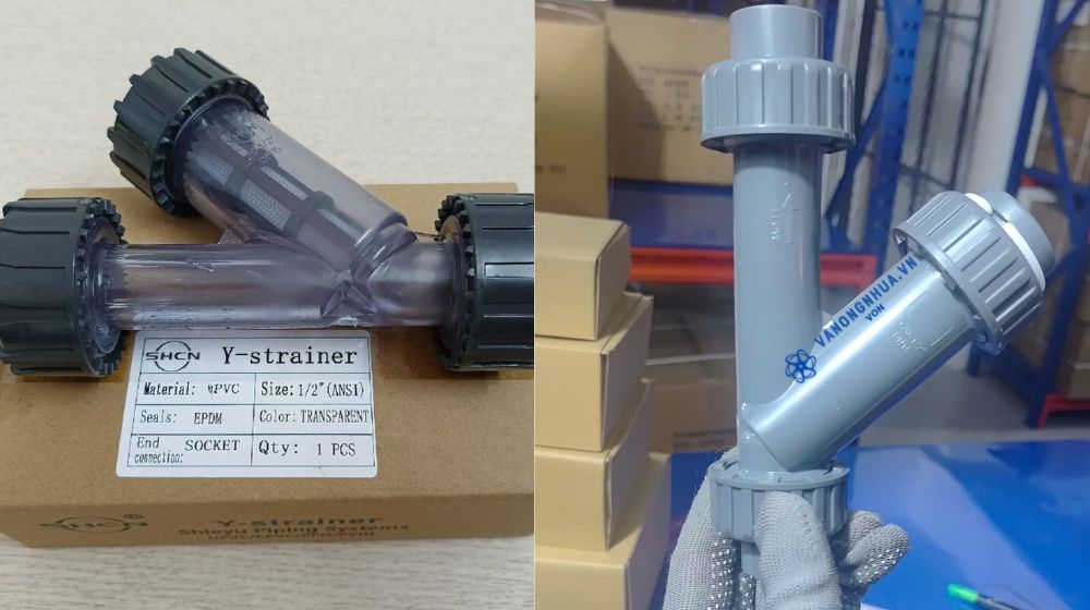 kho y lọc nhựa pvc dn15