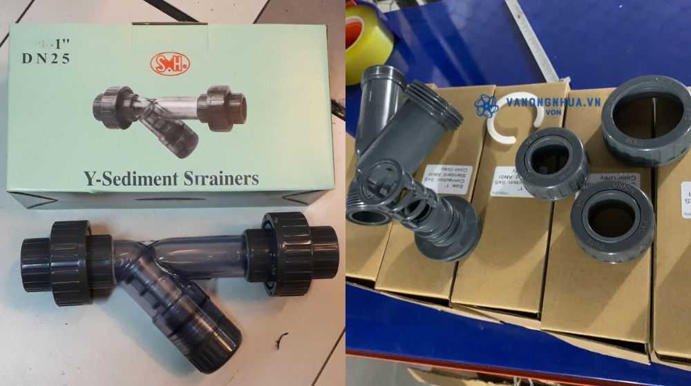 kho y lọc nhựa pvc dn25