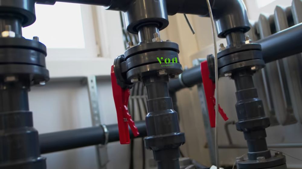 kích thước ống nối với van bướm nhựa pvc dn50