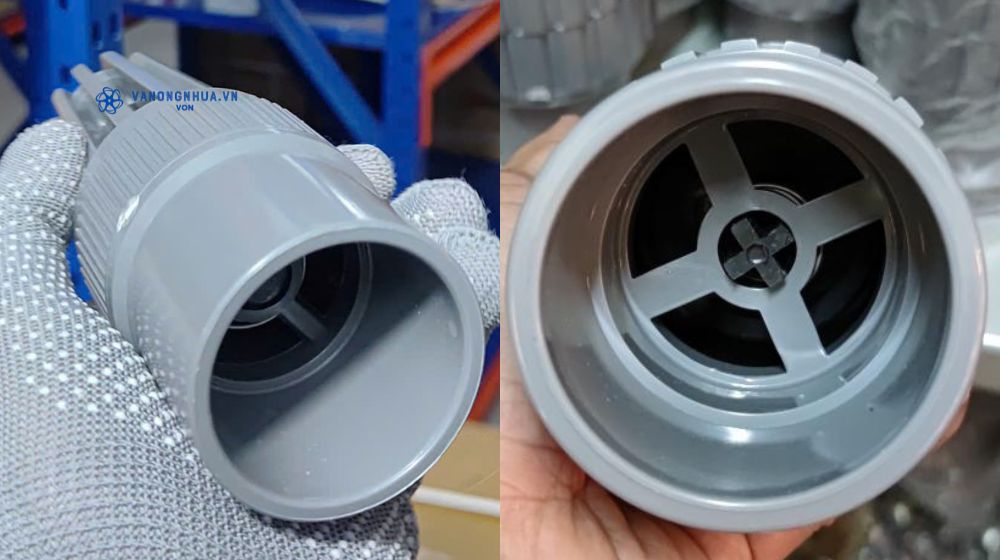 lắp rọ bơm pvc dán keo 42