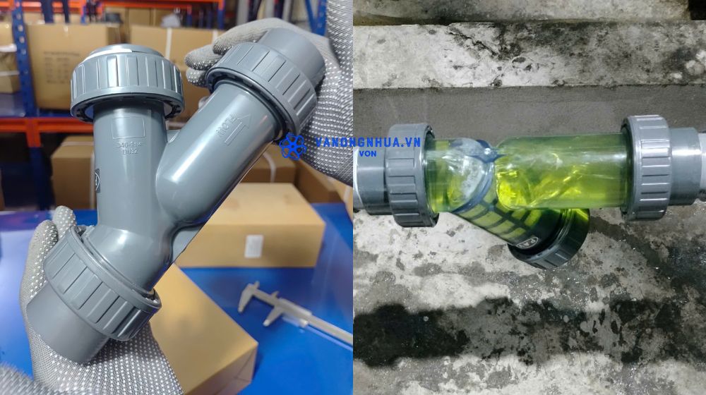 màu sắc của y lọc nhựa pvc dn32