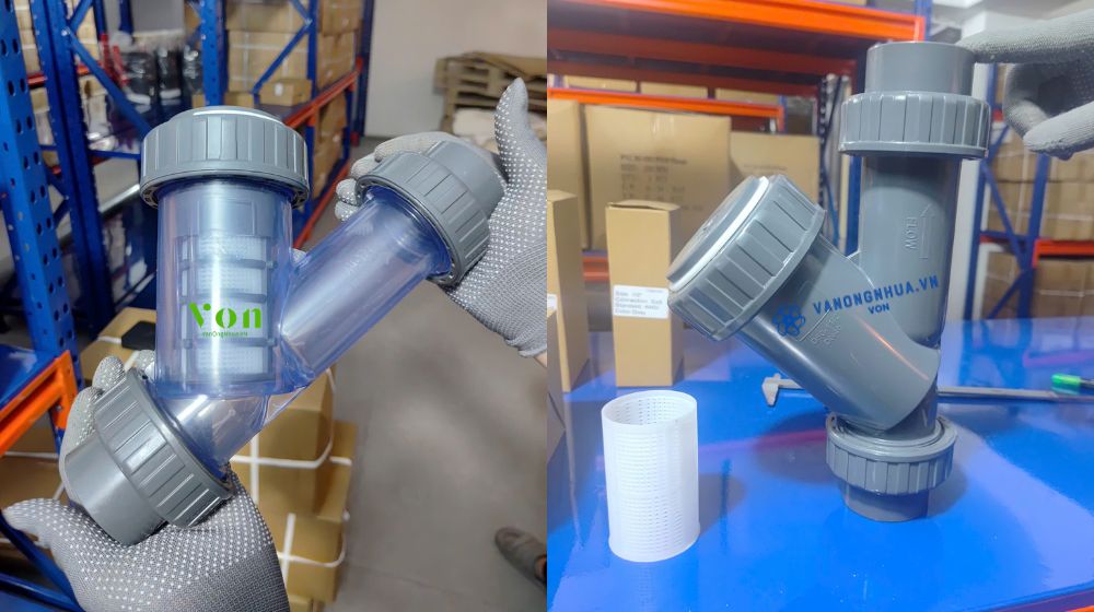 màu sắc của y lọc nhựa pvc dn40