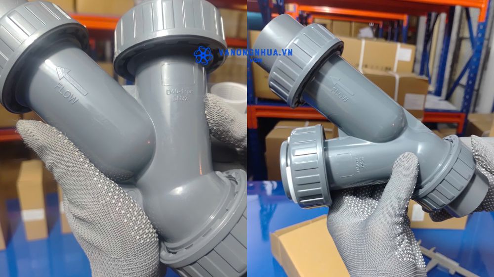 nhận biết y lọc nhựa pvc dn32