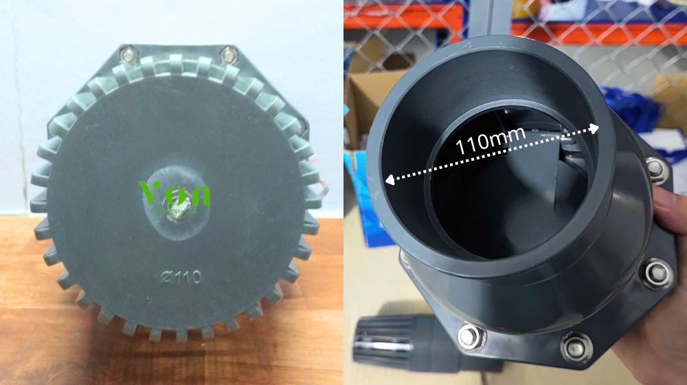 rọ bơm pvc dán keo 110 là gì