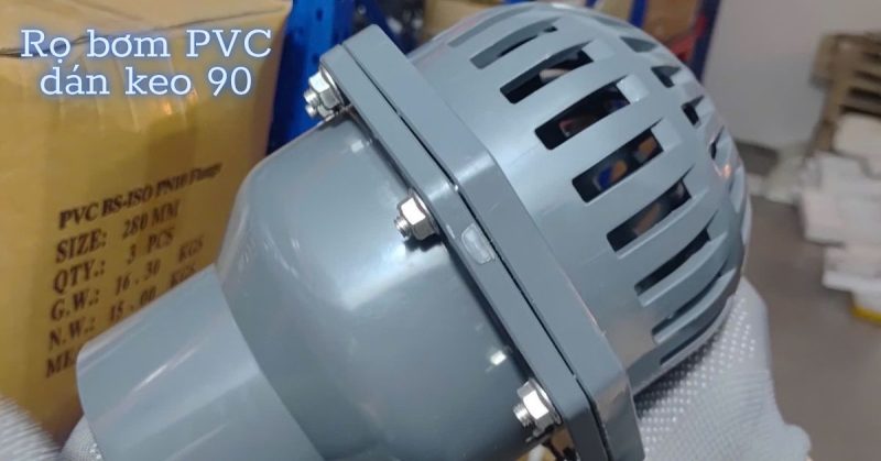 rọ bơm pvc dán keo 90