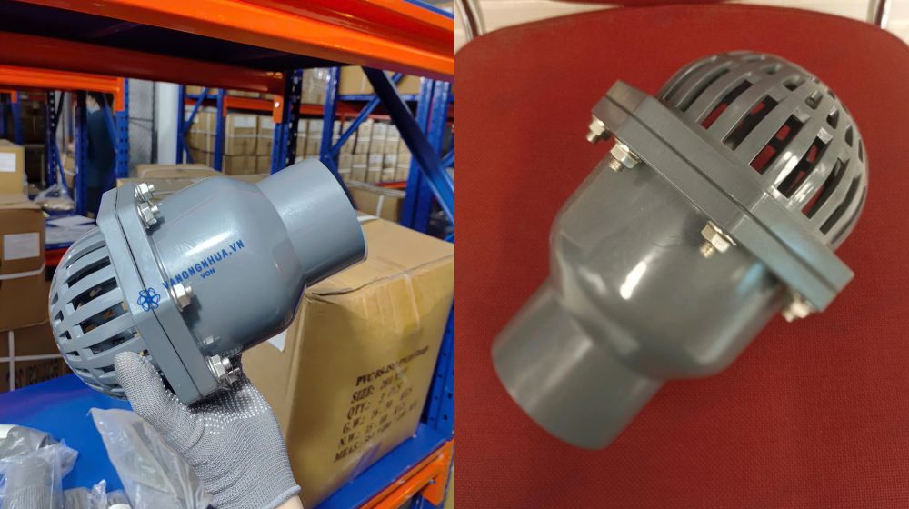 rọ trọng lực trục dẫn pvc dán keo 76