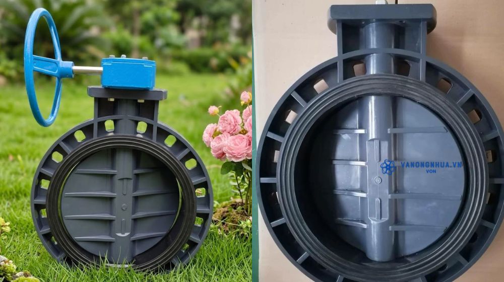 thế nào là van bướm nhựa pvc dn355