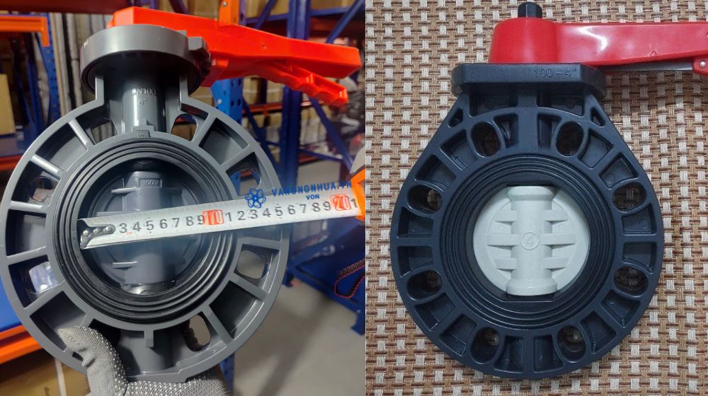 tìm hiểu về van bướm nhựa pvc dn100