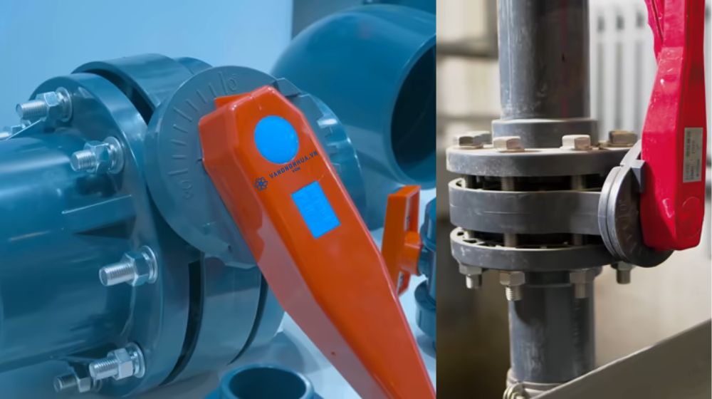 ứng dụng của van bướm nhựa pvc dn100